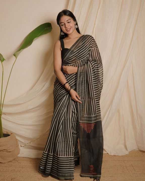 Chanderi Cotton Designer Saree 398