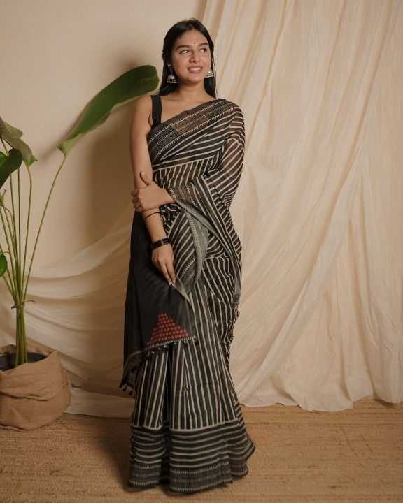 Chanderi Cotton Designer Saree