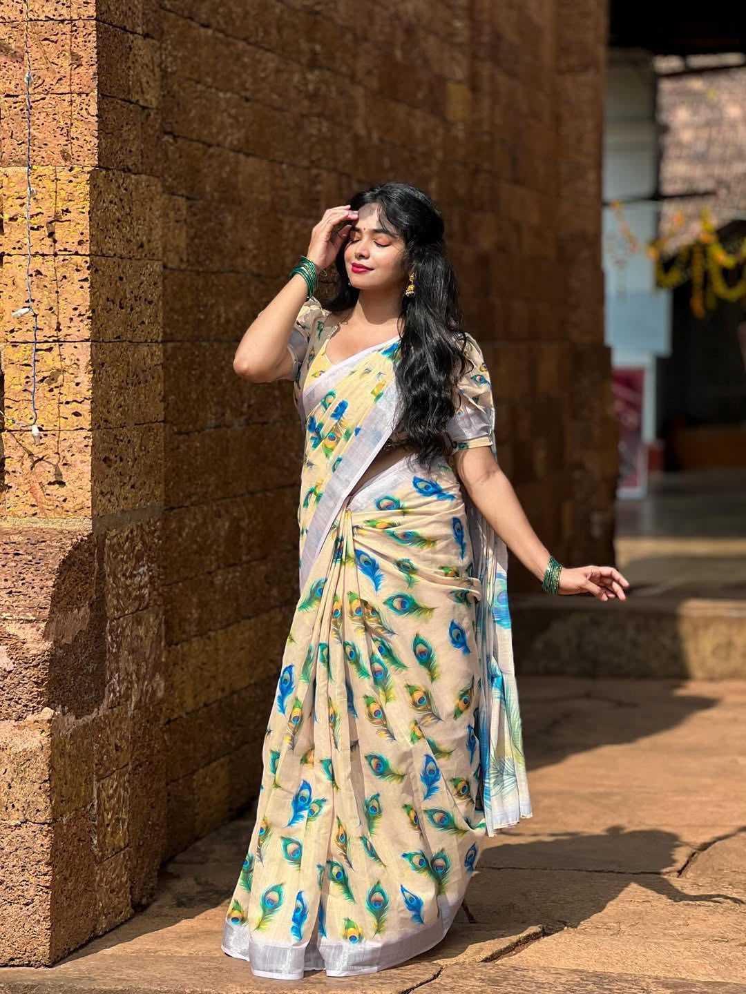 Cotton Printed Saree 405