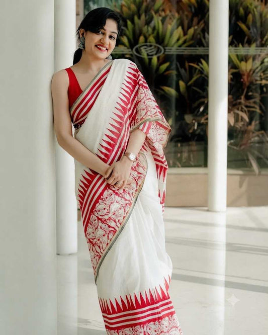 Cotton Printed Saree 406