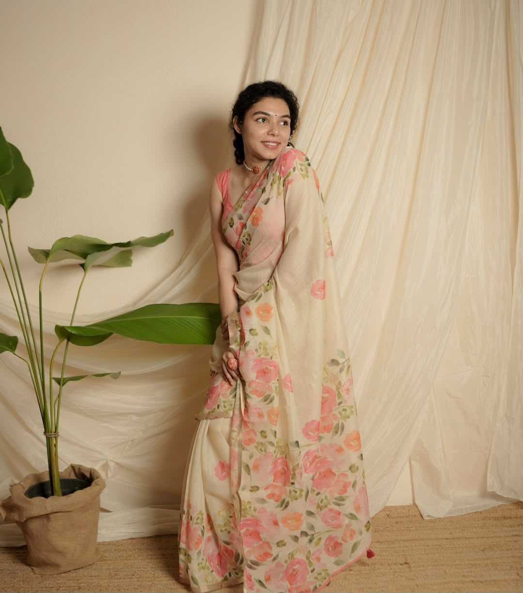 Cotton Printed Saree 407