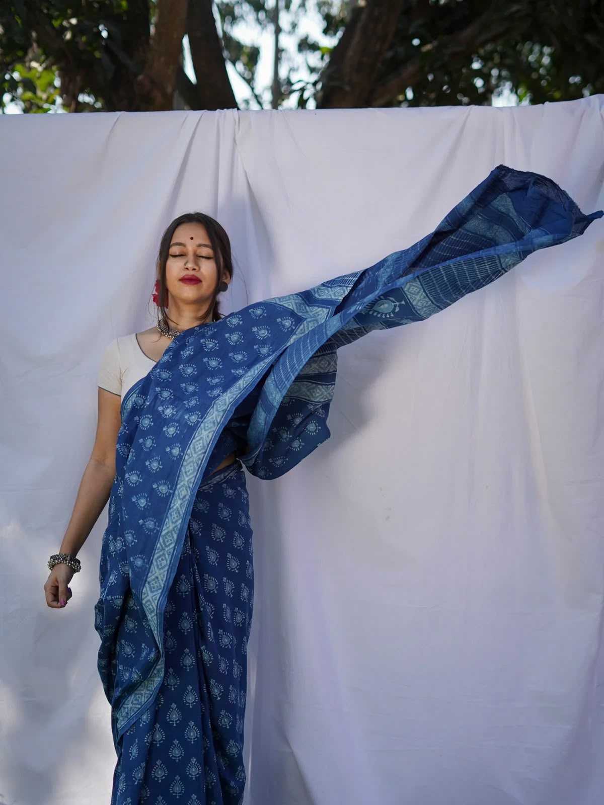 Cotton Printed Saree 417