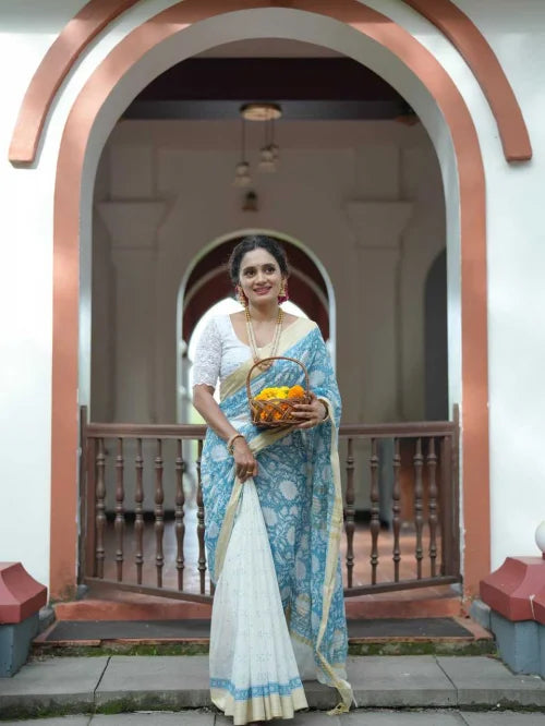 Cotton Designer Saree JT-148079