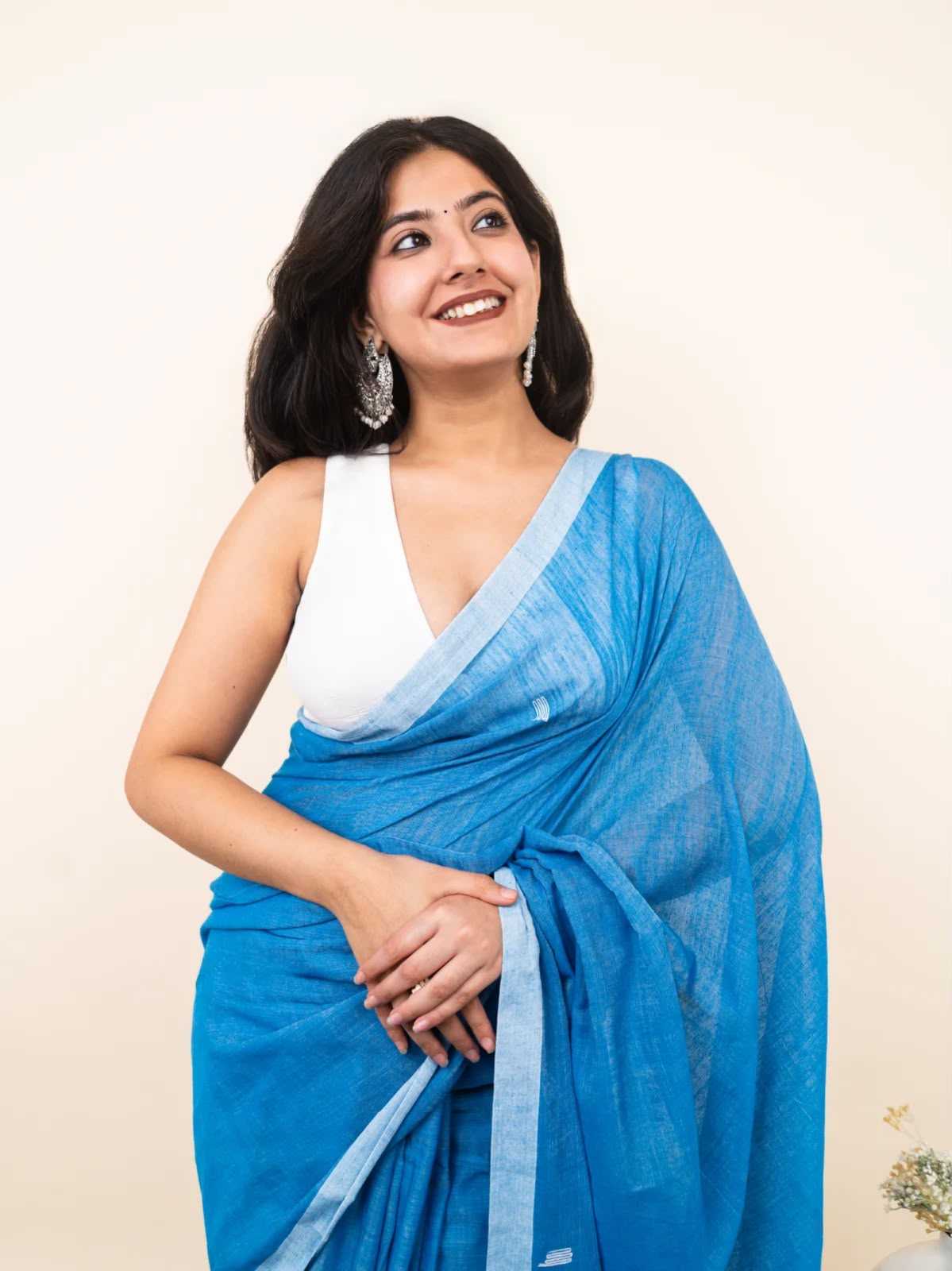 Cotton Printed Saree in Mustard