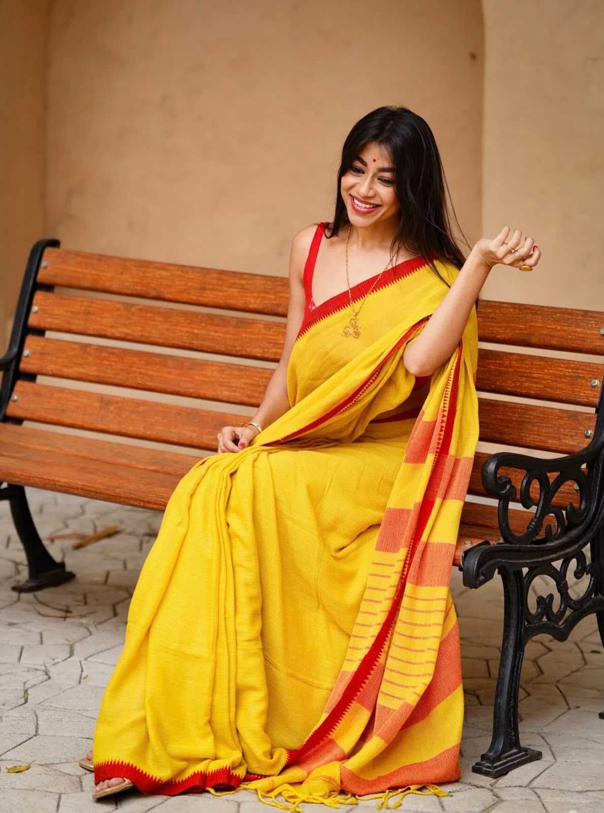 Cotton Designer Saree in White