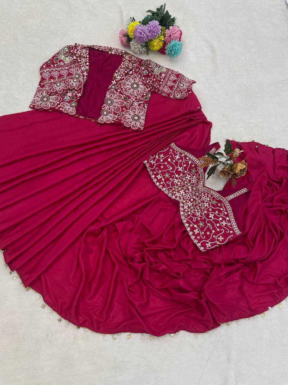 Crepe Silk Ready To Wear Saree