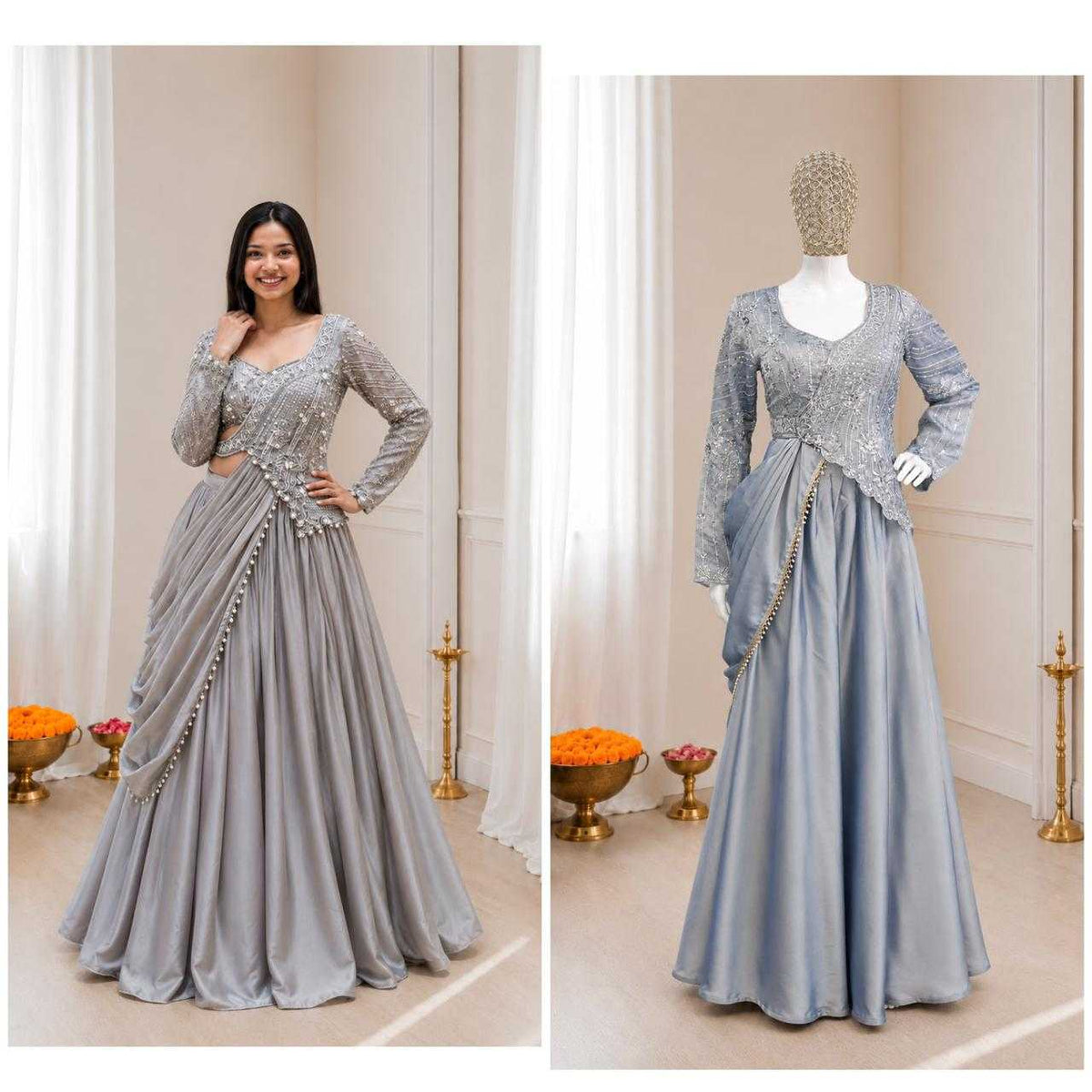 Rangoli Silk Lehenga