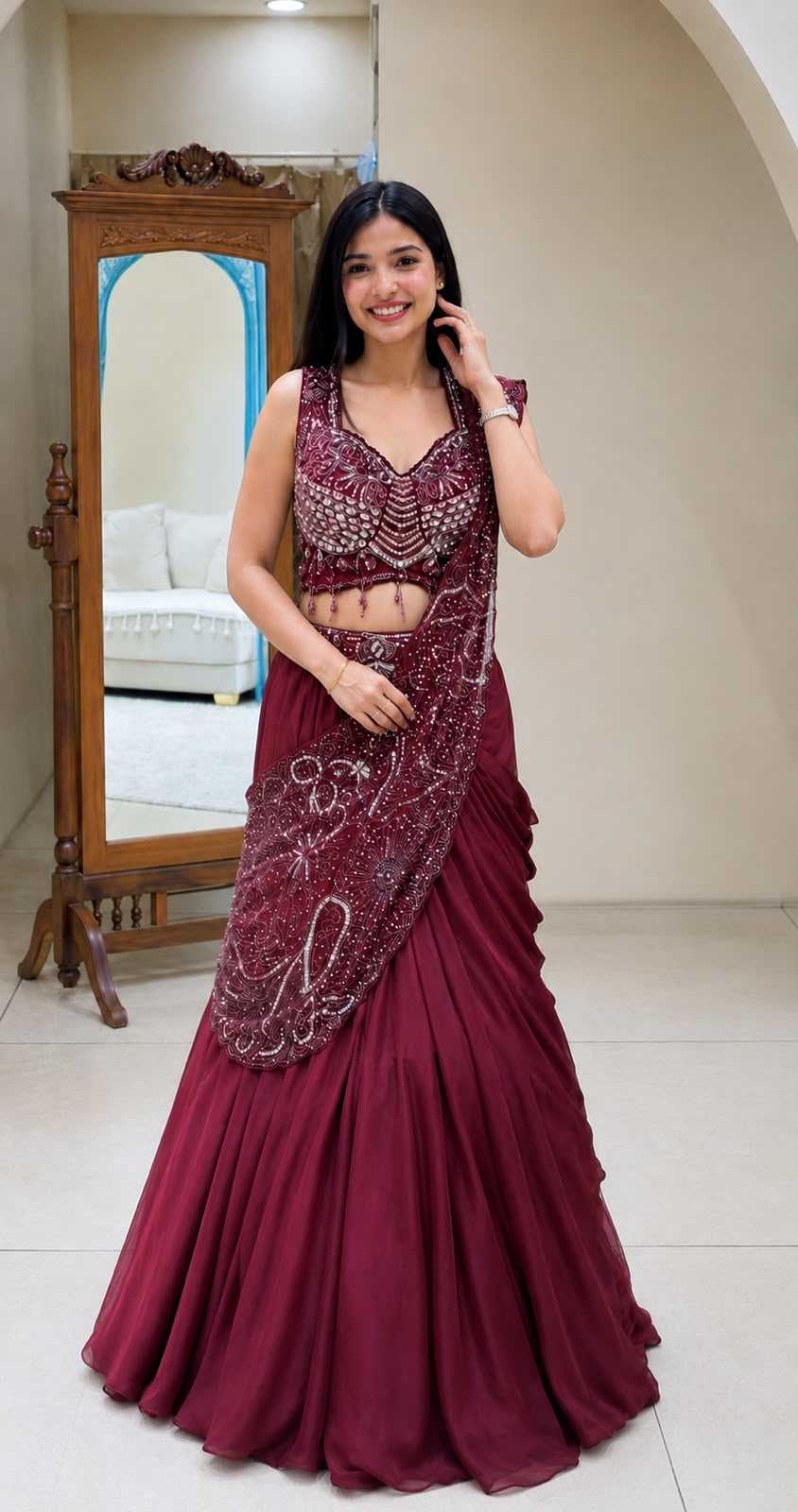 Rangoli Silk Lehenga