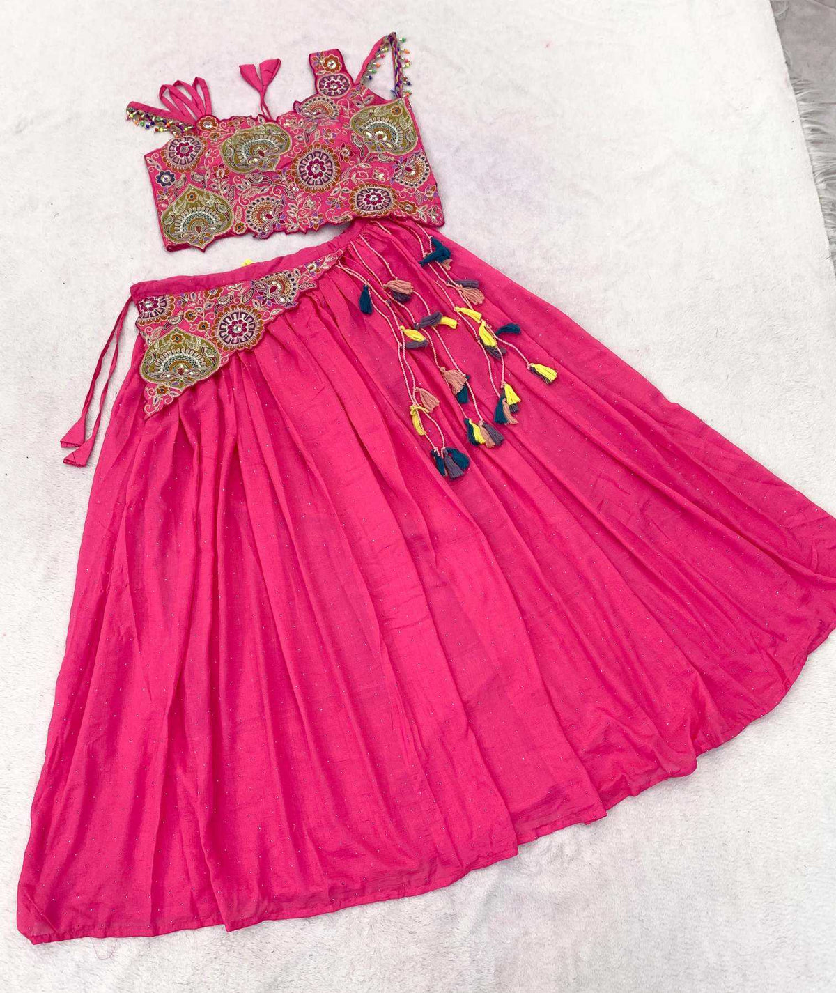 Vichitra Silk Lehenga