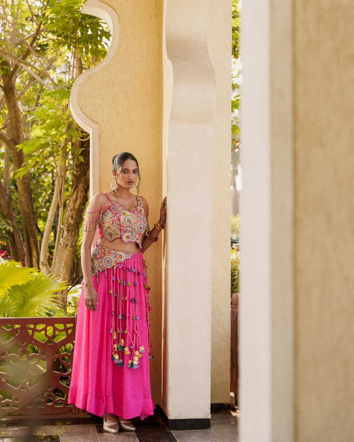 Vichitra Silk Lehenga