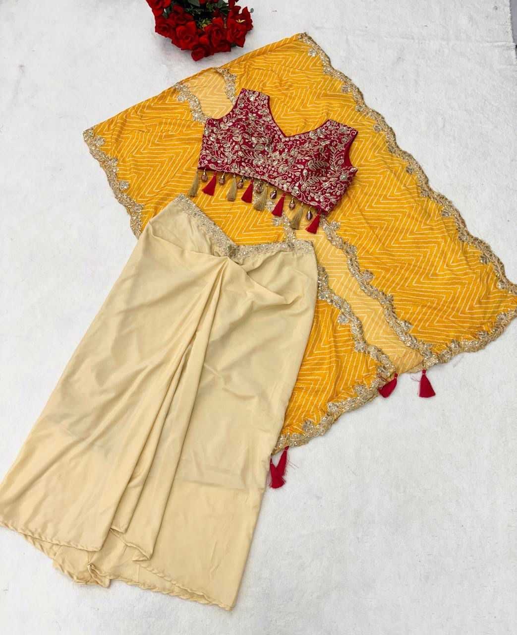 Crepe Silk Saree