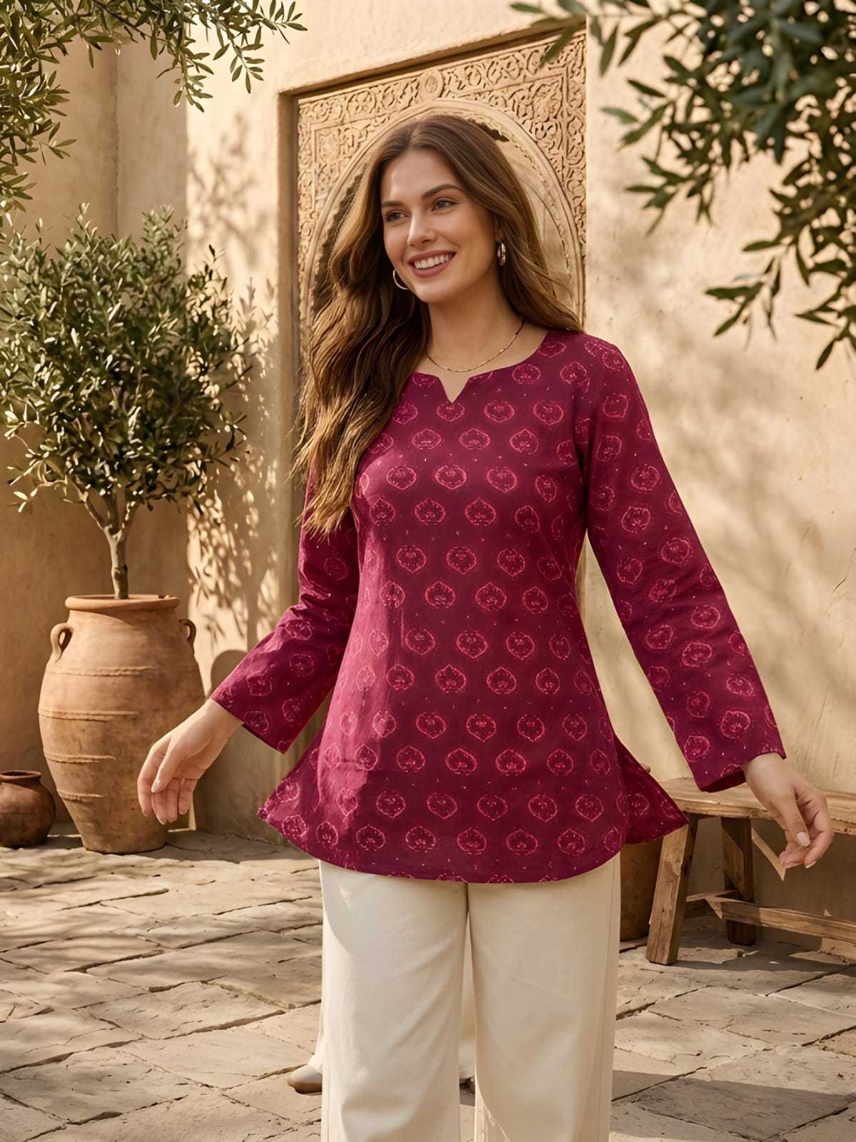 Rayon Short Kurti