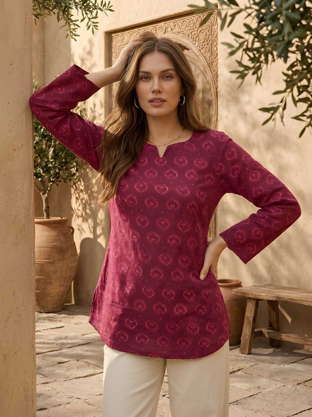 Rayon Short Kurti