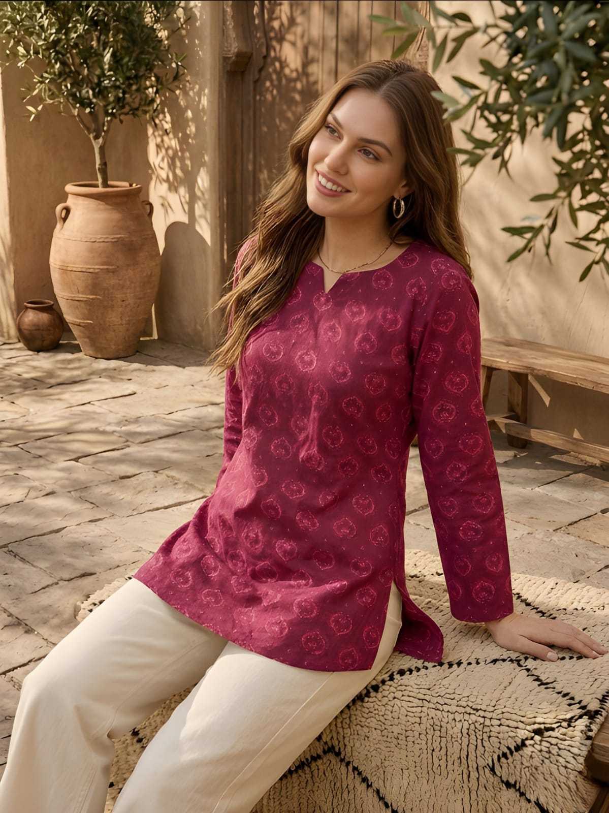 Rayon Short Kurti