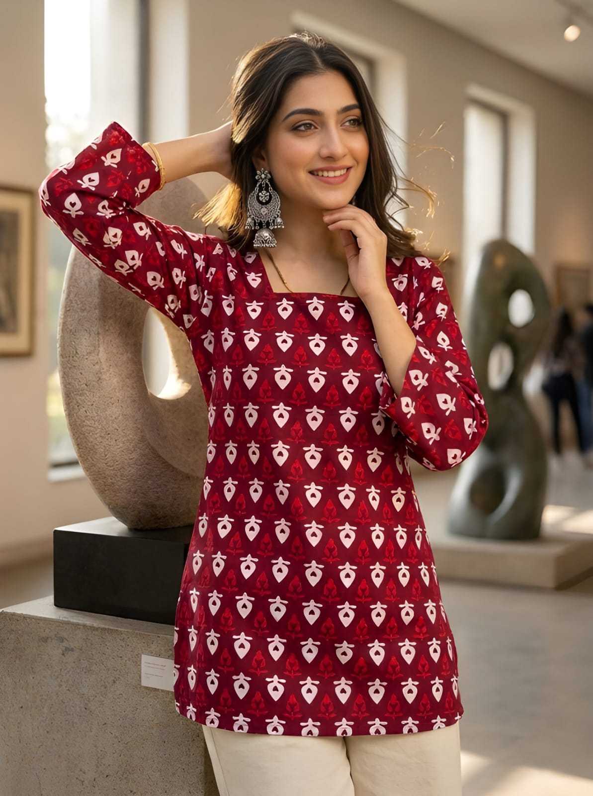 Cotton Short Kurti