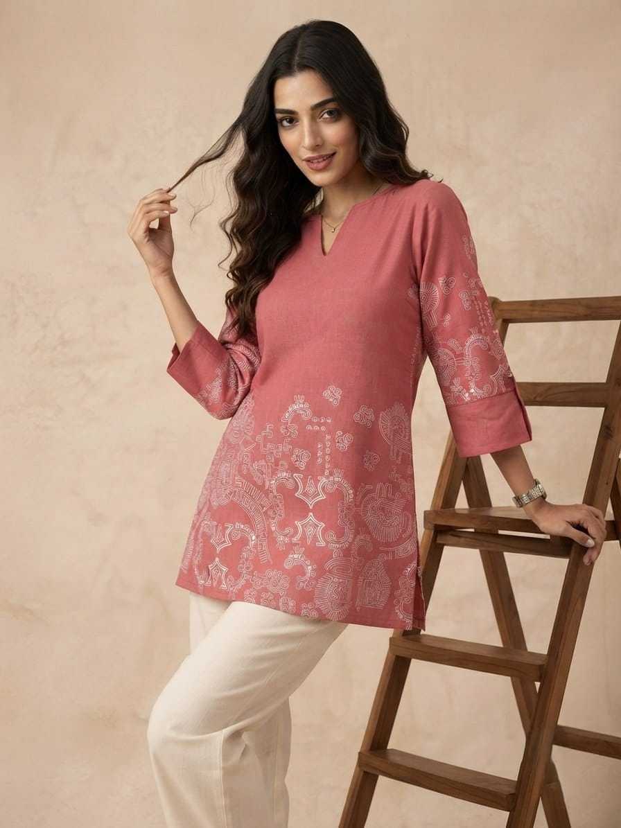 Cotton Printed Kurti 1079