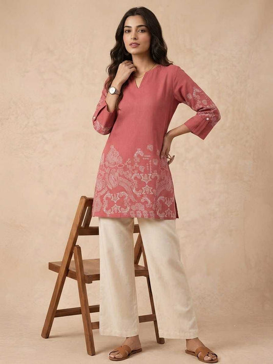 Cotton Printed Kurti 1079