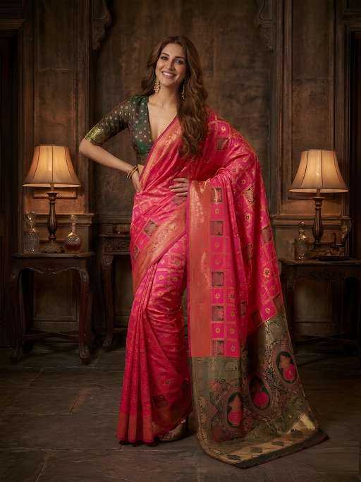 Fancy Designer Saree in Mustard