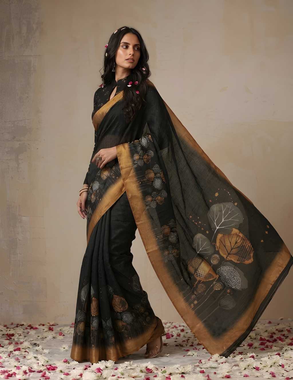 Cotton Printed Saree 20018