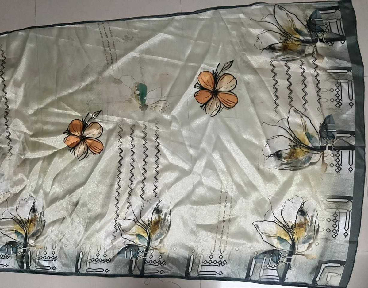 Silk Printed Saree 20020