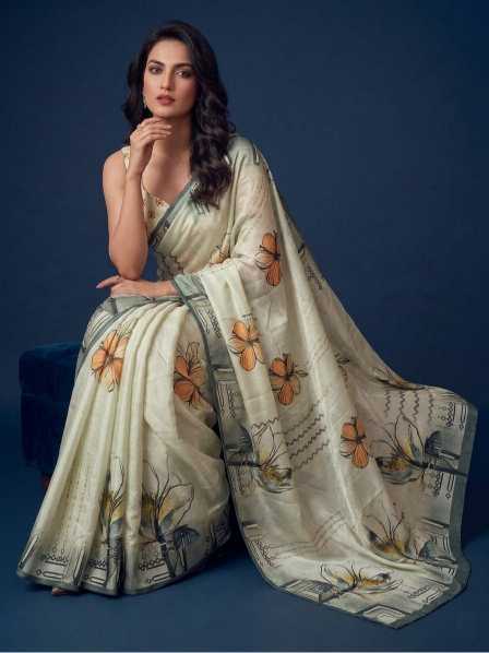 Silk Printed Saree 20020