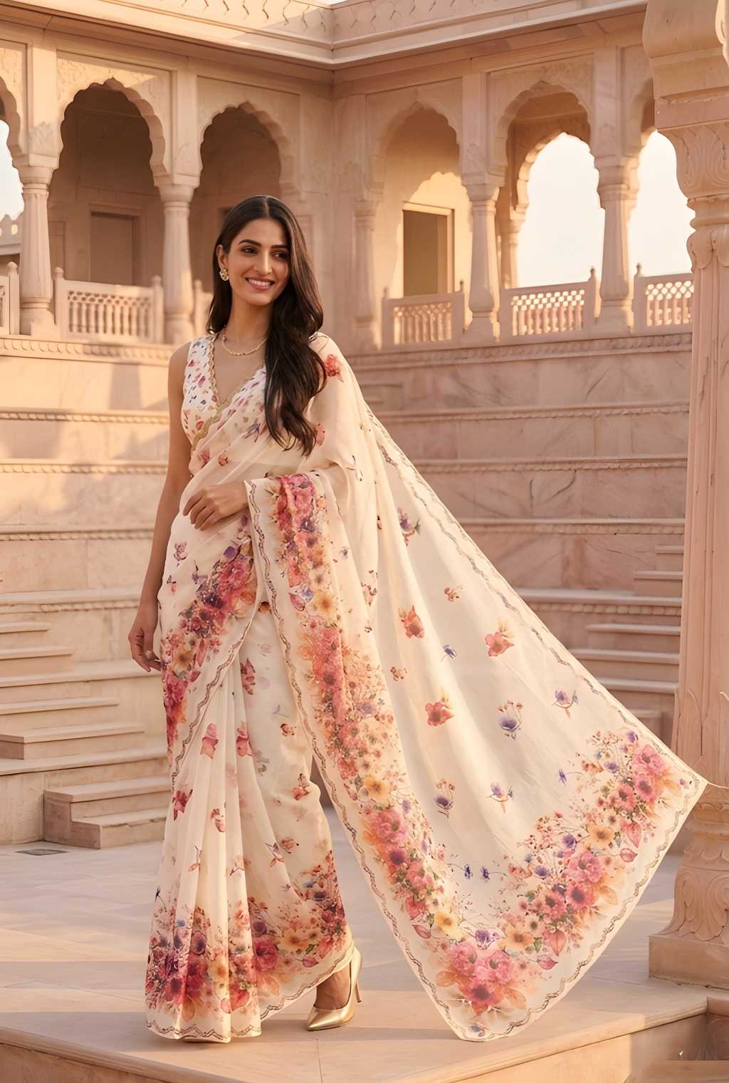 Cotton Designer Saree 20023