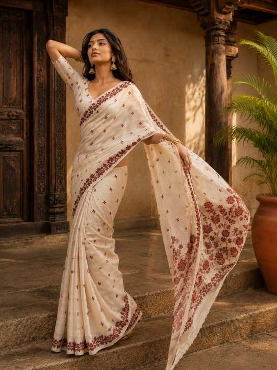 Cotton Designer Saree 20030