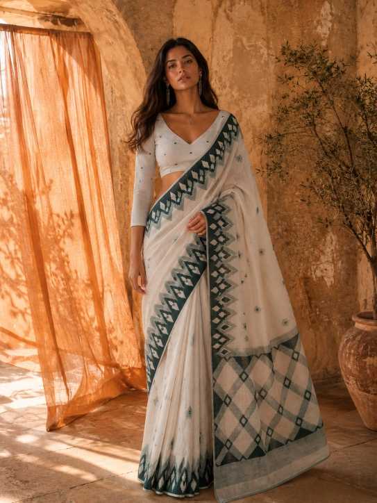 Cotton Party Wear Saree 20035
