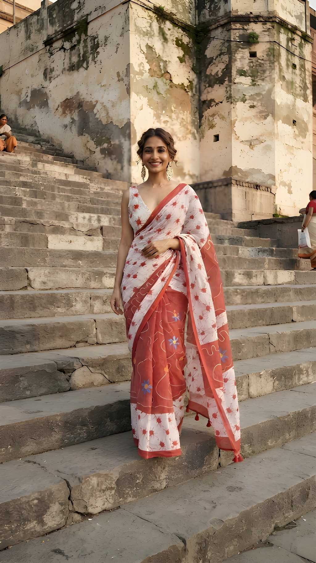 Cotton Fancy Saree 20037