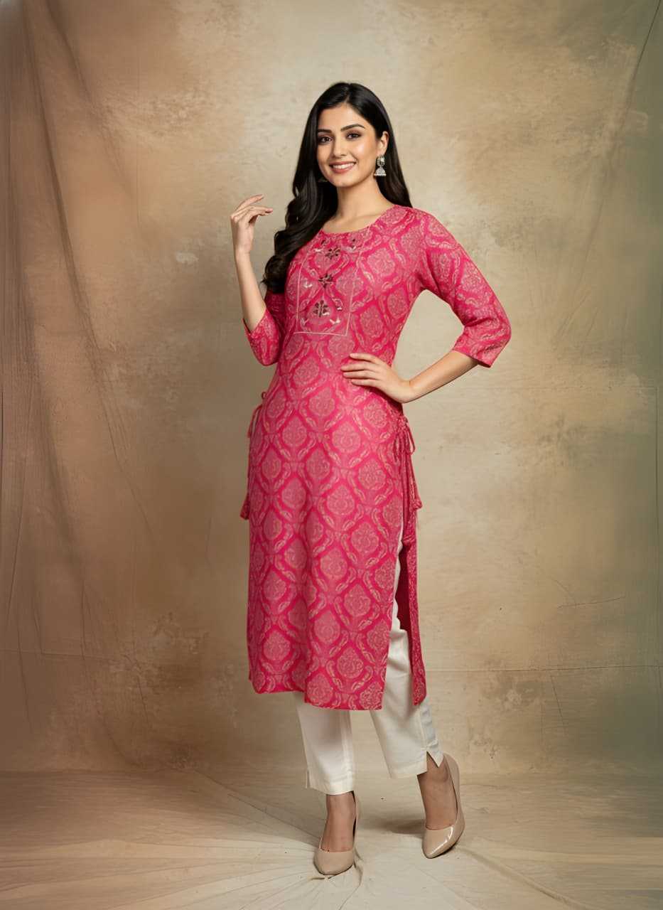Cotton Printed Kurti 738