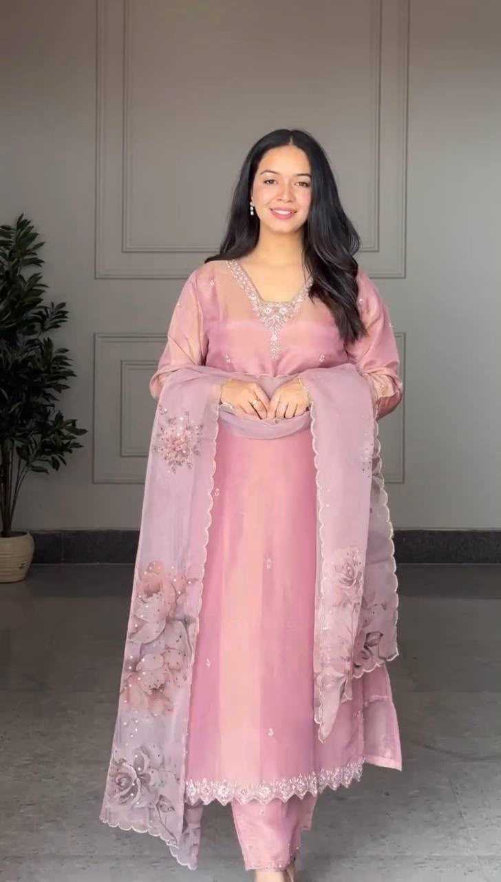 Crepe Embroidery Suit