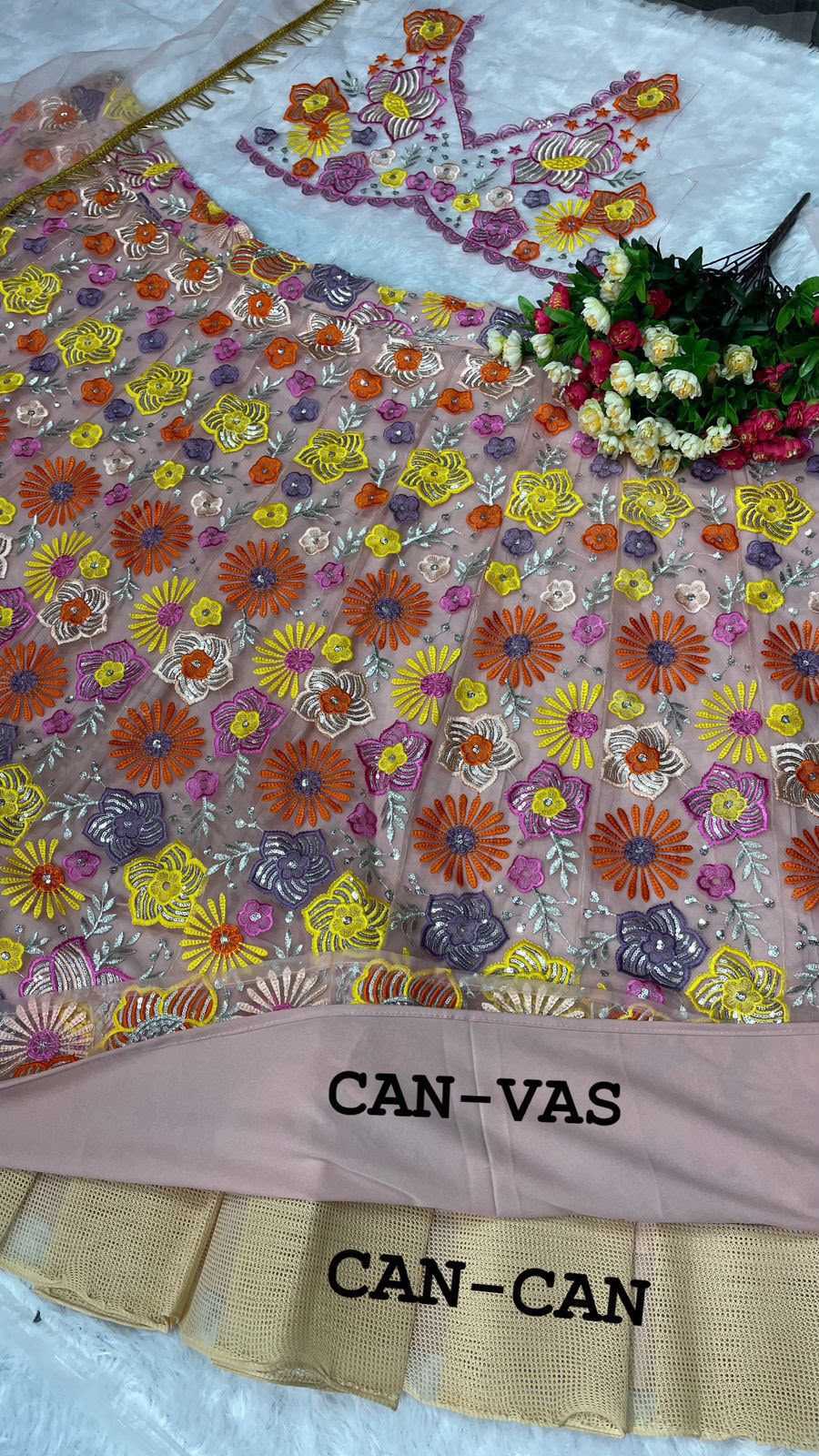Soft Net Fancy Lehenga