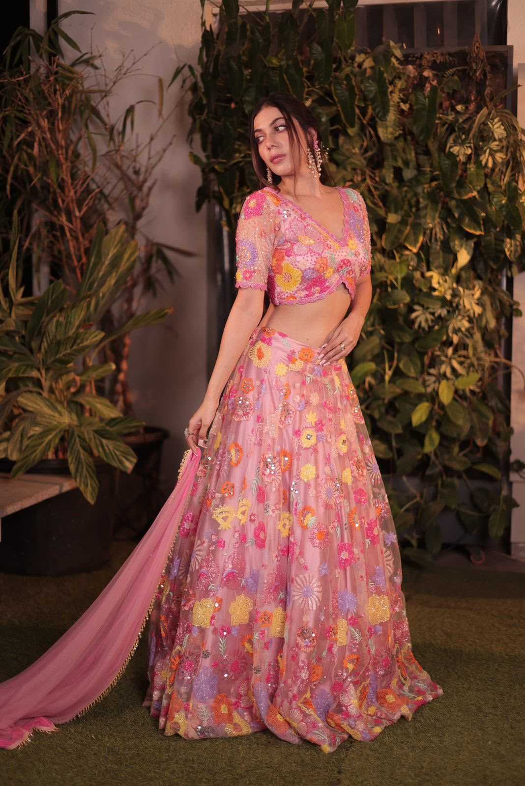 Soft Net Fancy Lehenga
