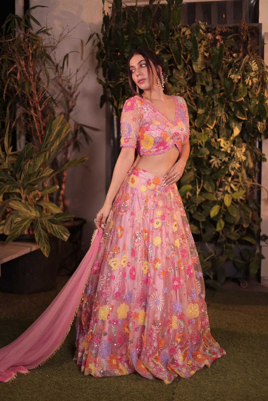 Soft Net Fancy Lehenga