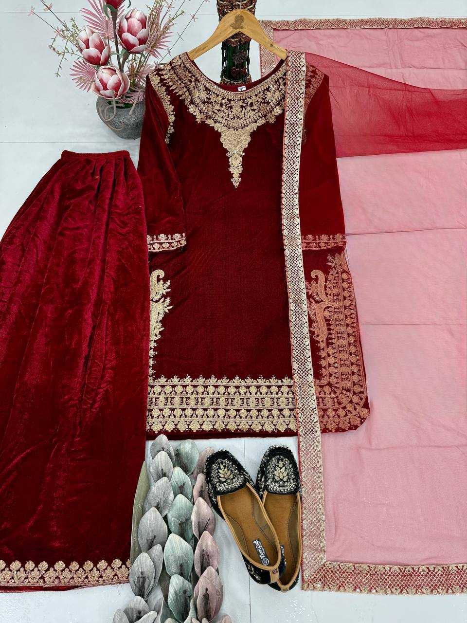 Viscose Velvet Suit