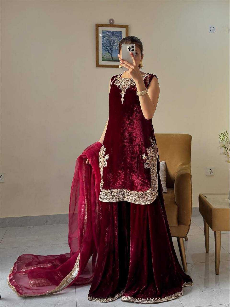 Viscose Velvet Suit