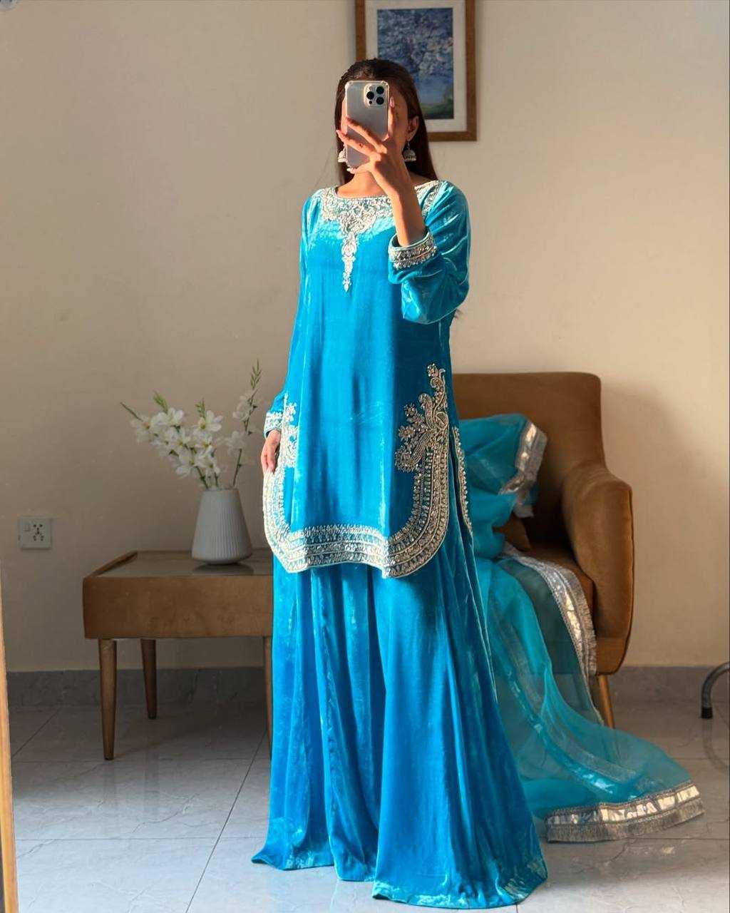 Viscose Velvet Suit