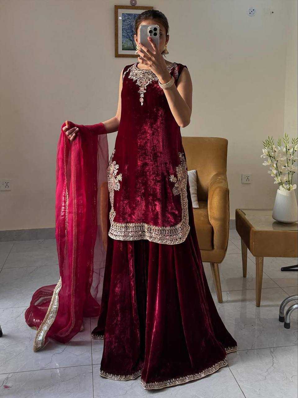 Viscose Velvet Suit