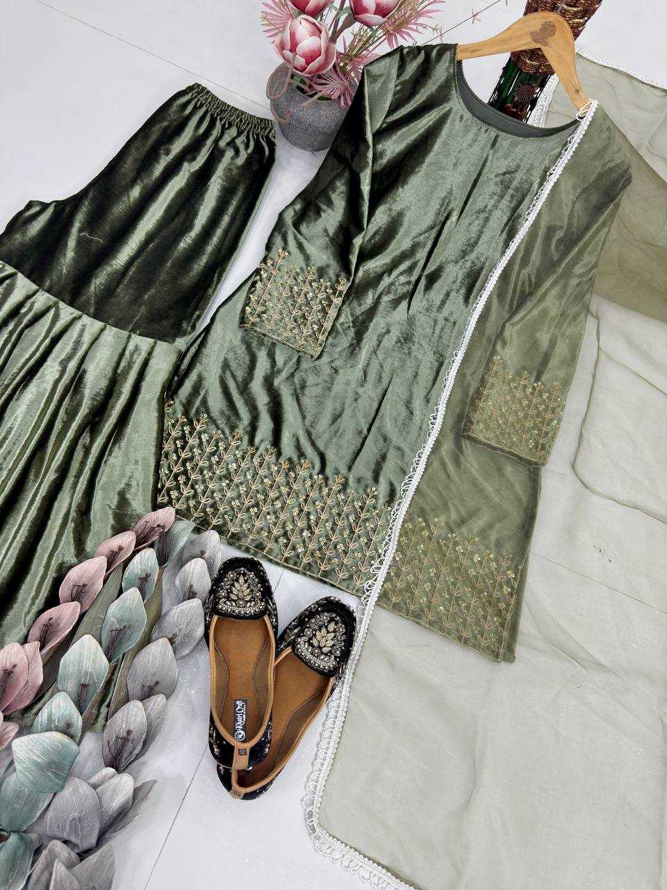 Viscose Sharara Salwar Suit