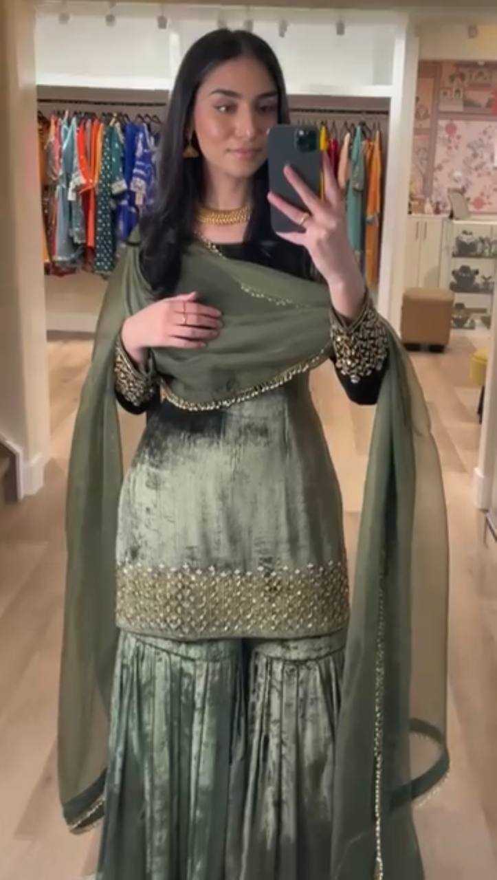 Viscose Sharara Salwar Suit