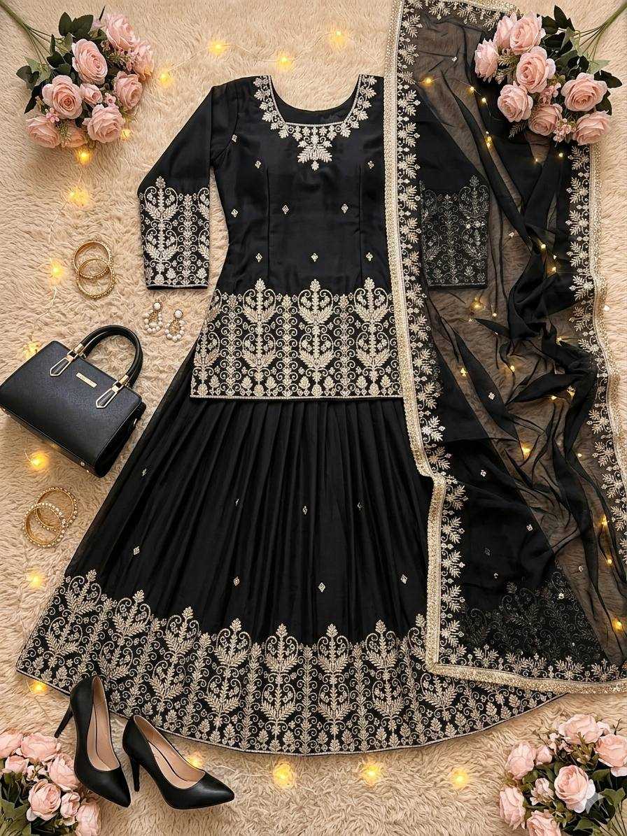 Heavy Silk Embroidered Lehenga