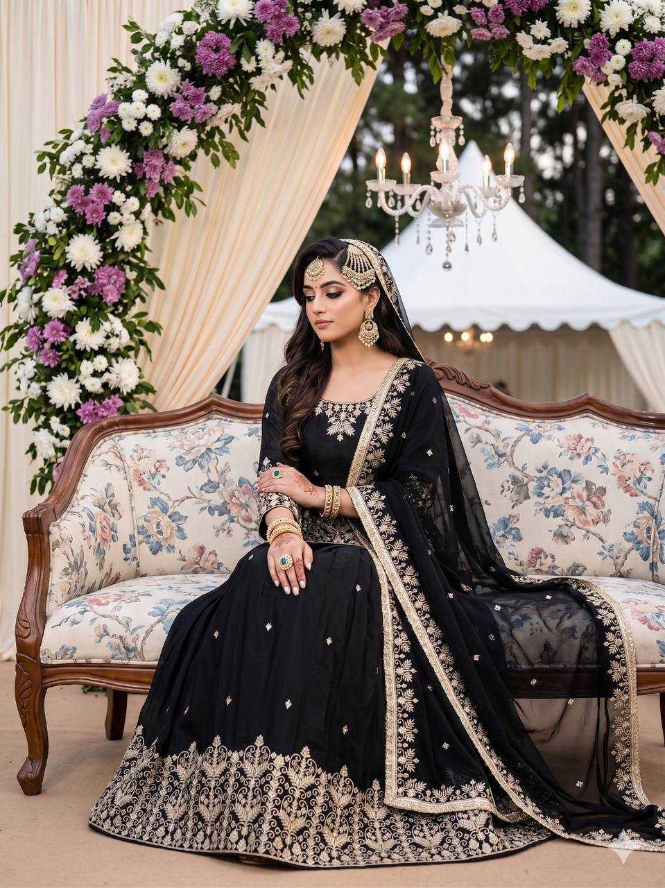 Heavy Silk Embroidered Lehenga