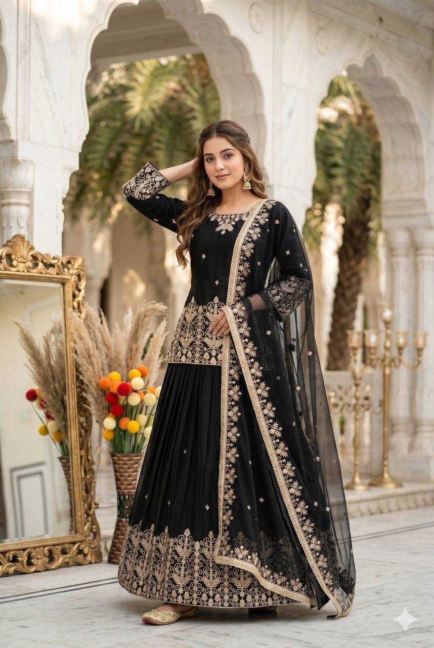 Heavy Silk Embroidered Lehenga