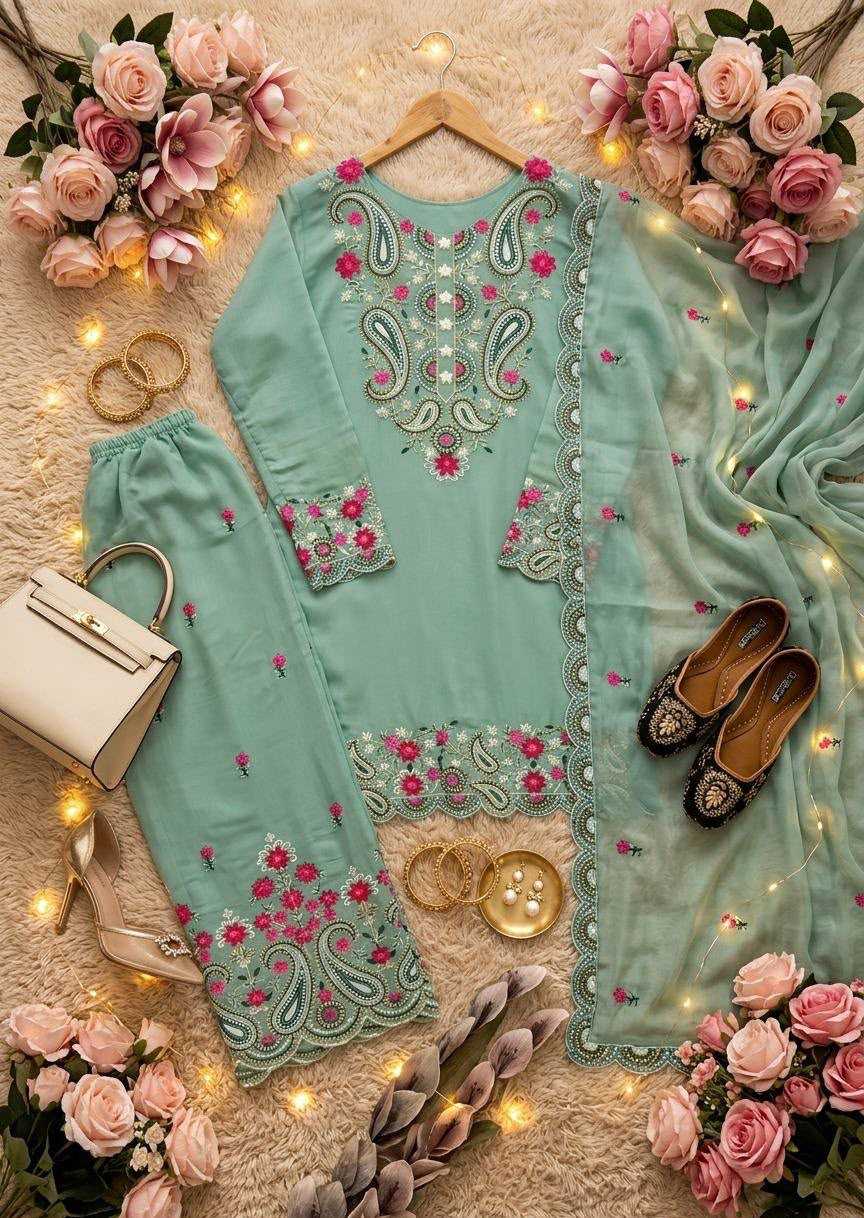 Embroidery Suit