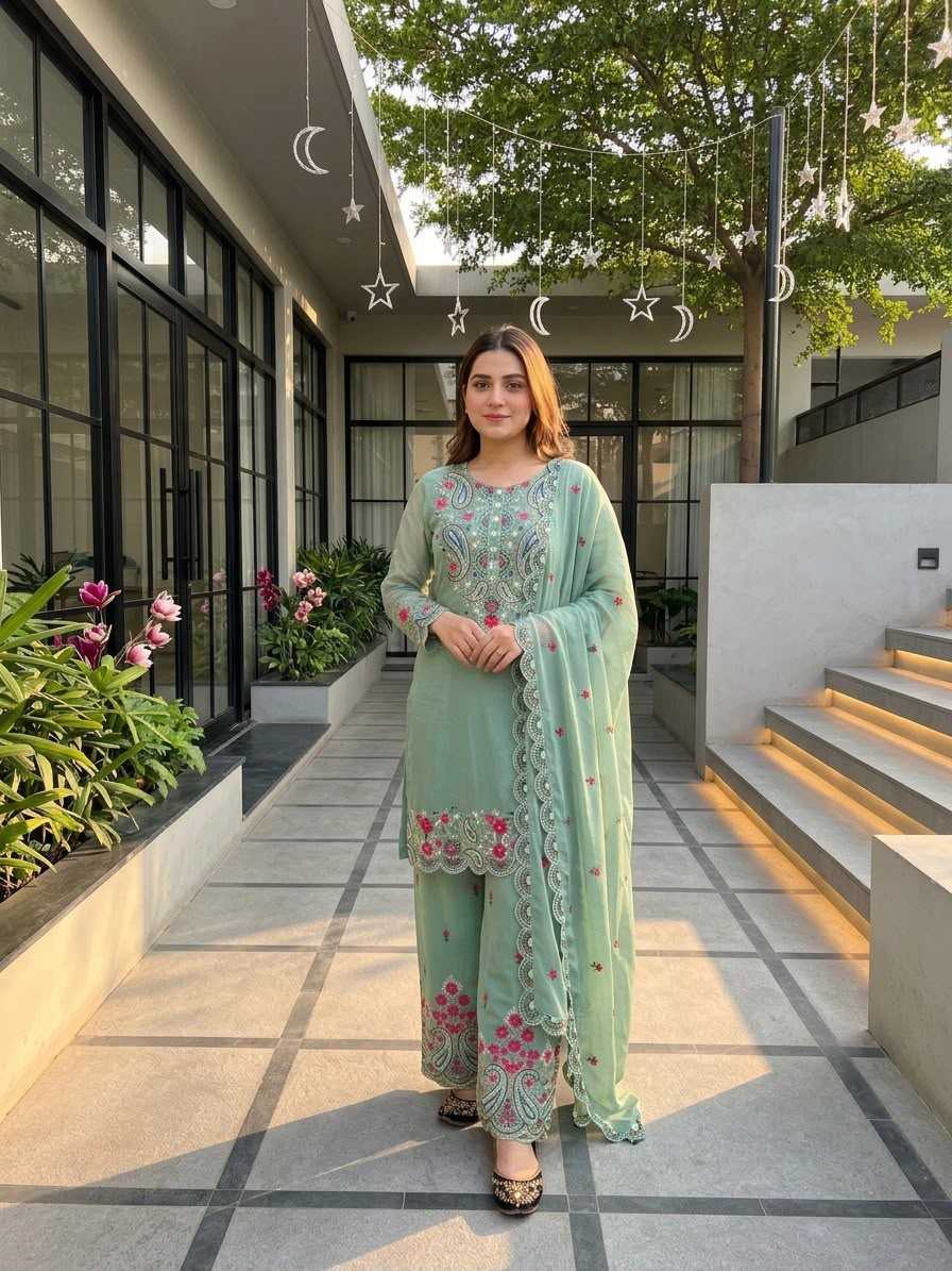 Embroidery Suit