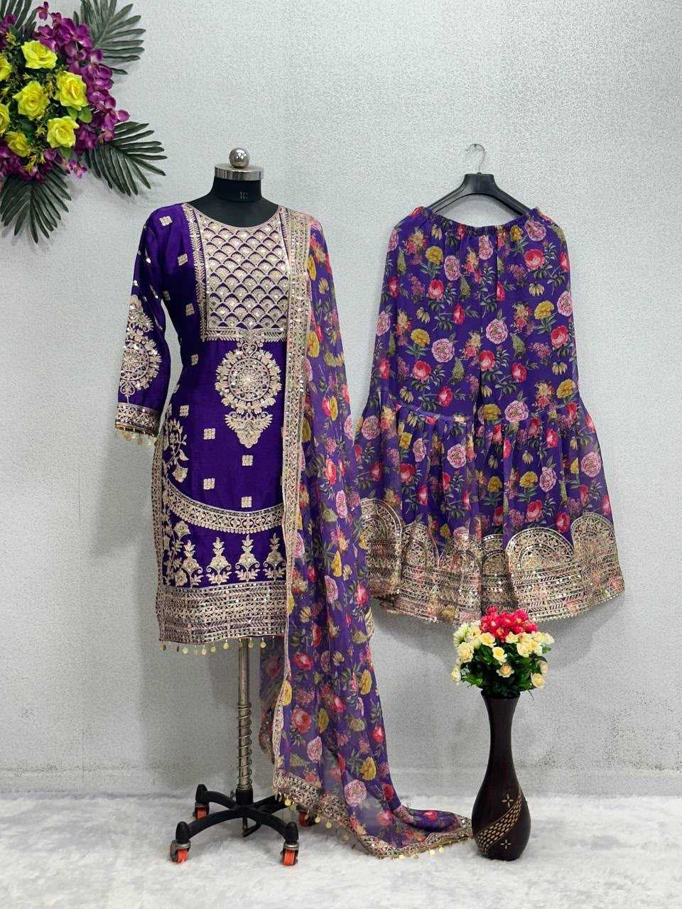 Chinon Silk Palazzo Suit