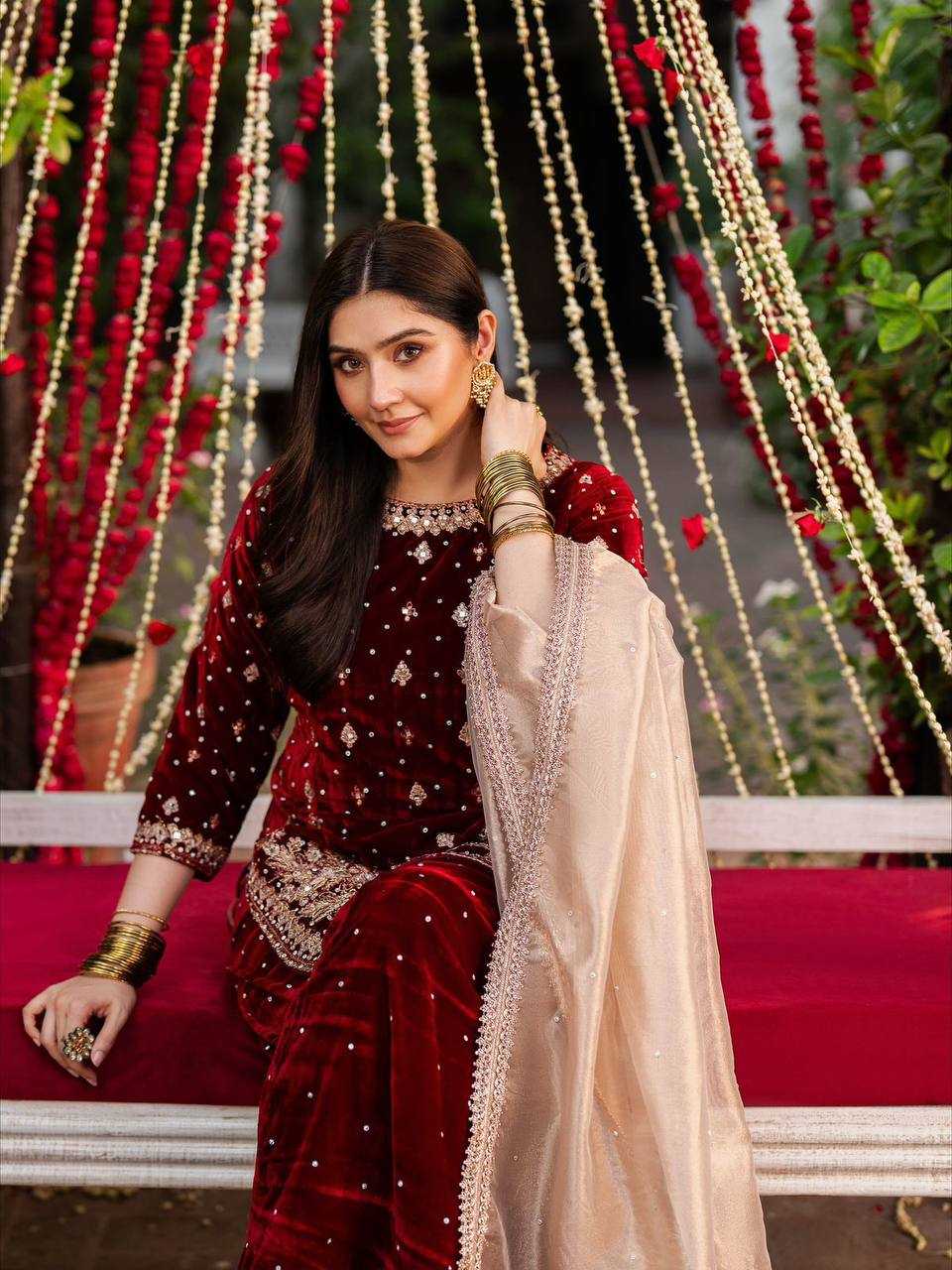 Viscose Sharara Salwar Suit