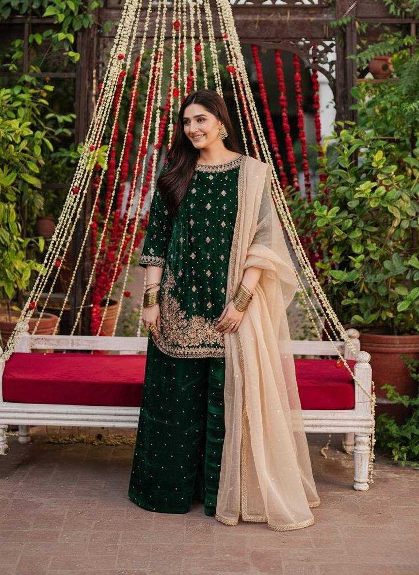Viscose Sharara Salwar Suit