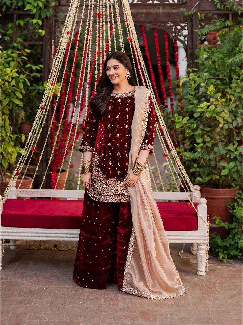 Viscose Sharara Salwar Suit