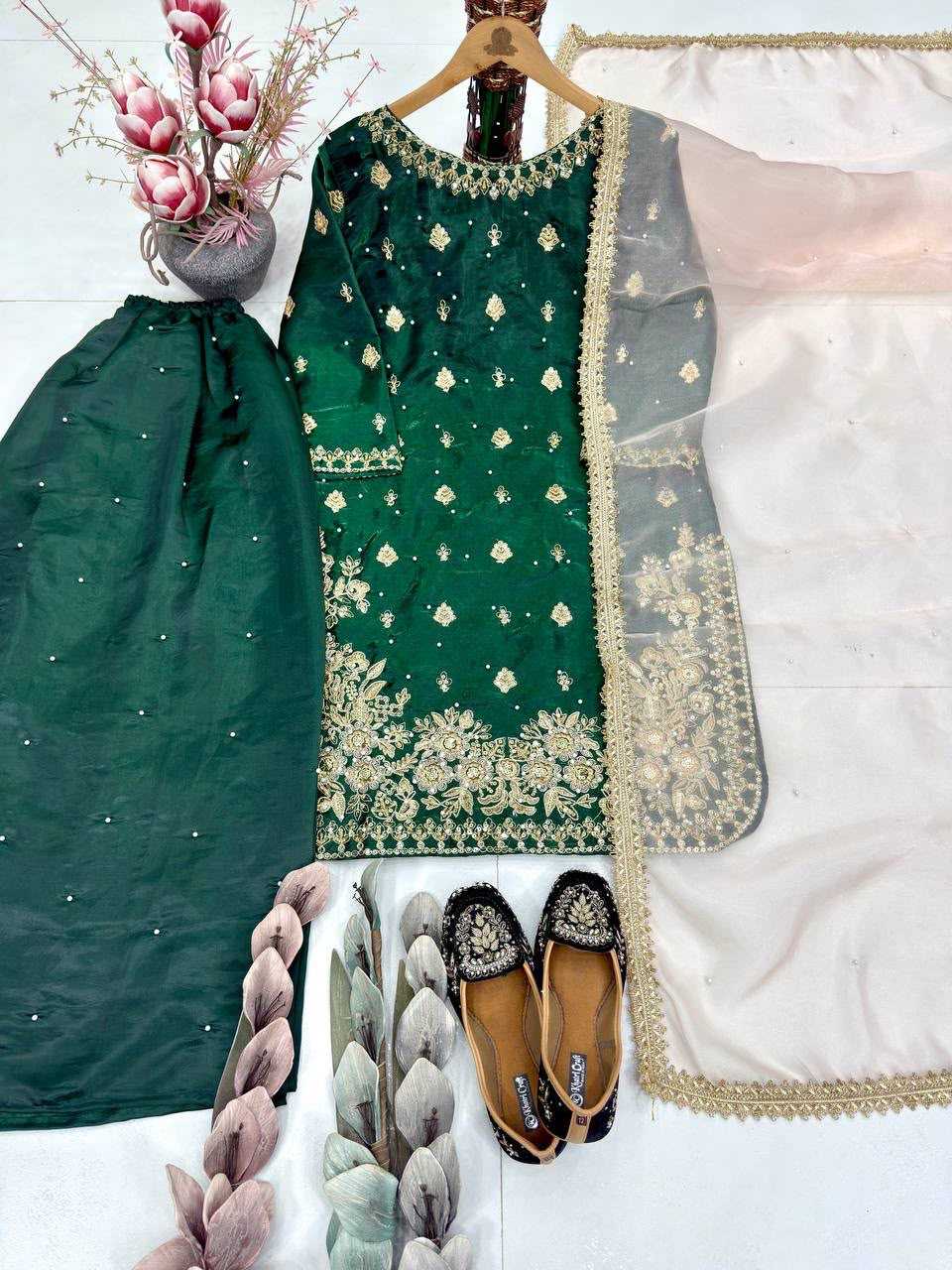 Heavy Silk Embroidery Suit